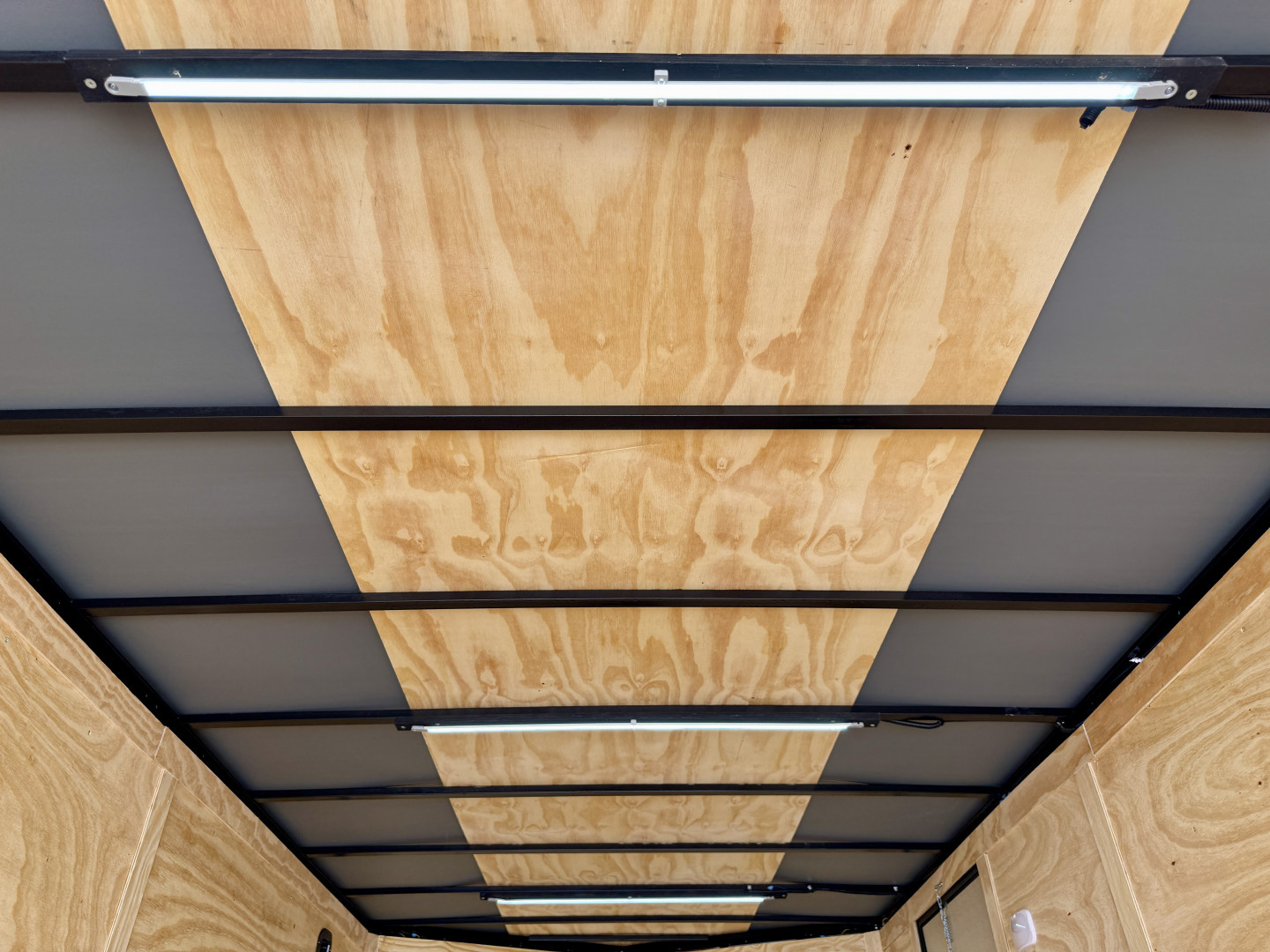 New 2026 Rock Solid Cargo 8.5x24 Rear Ramp Door w/ Escape Door 10K Polycore Black Out Cargo / Enclosed Trailer