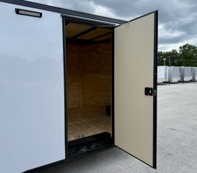 New 2026 Rock Solid Cargo 8.5x24 Rear Ramp Door w/ Escape Door 10K Polycore Black Out Cargo / Enclosed Trailer