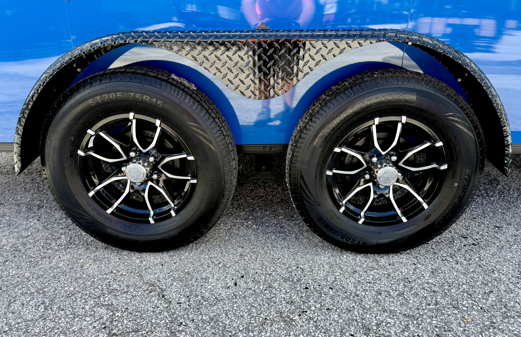 New 2026 Rock Solid Cargo 7x16 Rear Ramp Door 7K Polycore Black Out Cargo / Enclosed Trailer