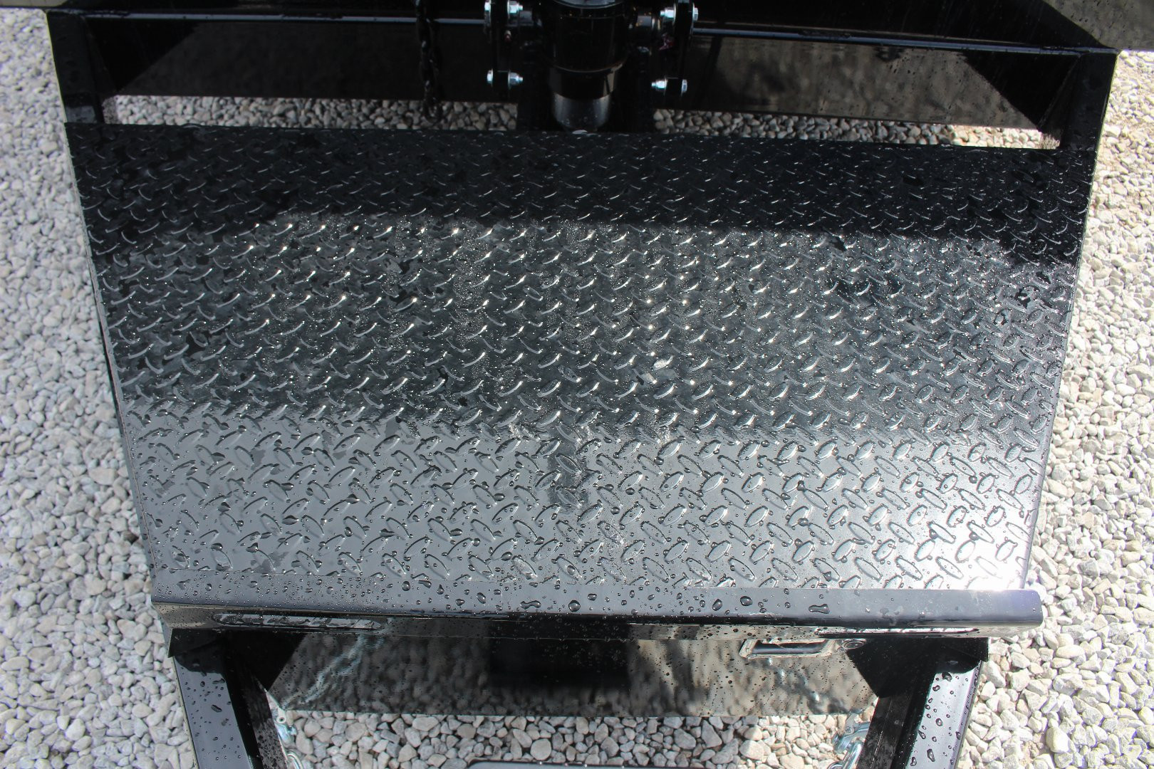 New 2025 Sure-Trac 7' x 16' HD Low Profile Telescopic Lift Hydraulic Dump Trailer - 14000# GVW