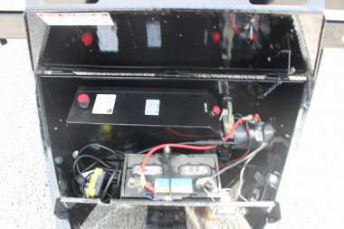 New 2025 Sure-Trac 7' x 16' HD Low Profile Telescopic Lift Hydraulic Dump Trailer - 14000# GVW