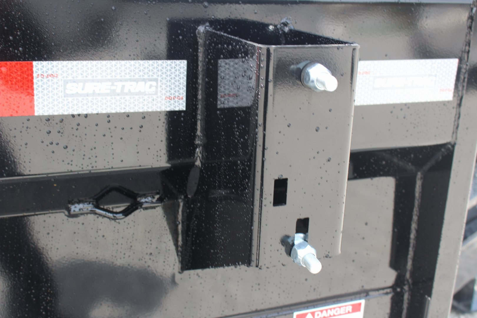 New 2025 Sure-Trac 7' x 16' HD Low Profile Telescopic Lift Hydraulic Dump Trailer - 14000# GVW