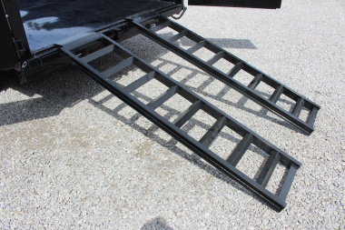 New 2025 Sure-Trac 7' x 16' HD Low Profile Telescopic Lift Hydraulic Dump Trailer - 14000# GVW