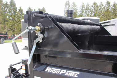 New 2025 Sure-Trac 7' x 16' HD Low Profile Telescopic Lift Hydraulic Dump Trailer - 14000# GVW