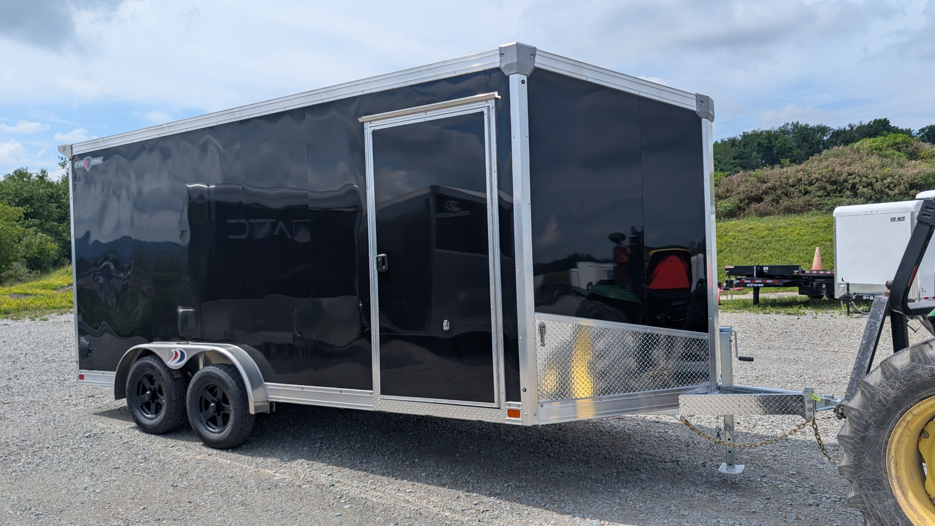 New 2026 Ideal Cargo 7.5 x 18 Evocore  Sport Zone  V-Nose Cargo Trailer w/ Ramp