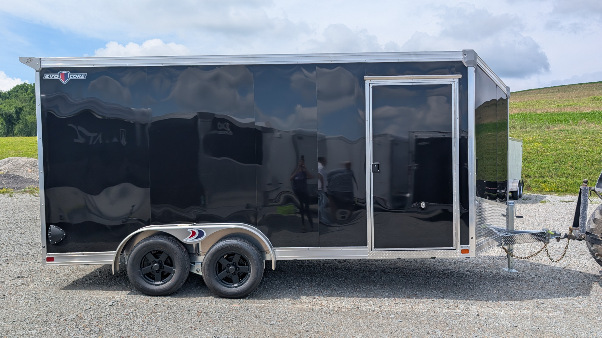 New 2026 Ideal Cargo 7.5 x 18 Evocore "Sport Zone" V-Nose Cargo Trailer w/ Ramp