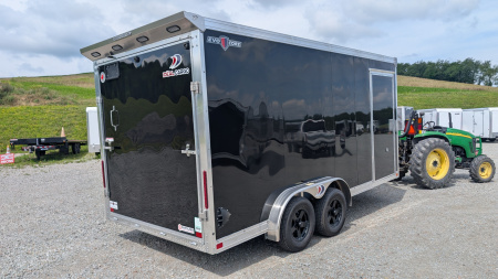 New 2026 Ideal Cargo 7.5 x 18 Evocore "Sport Zone" V-Nose Cargo Trailer w/ Ramp