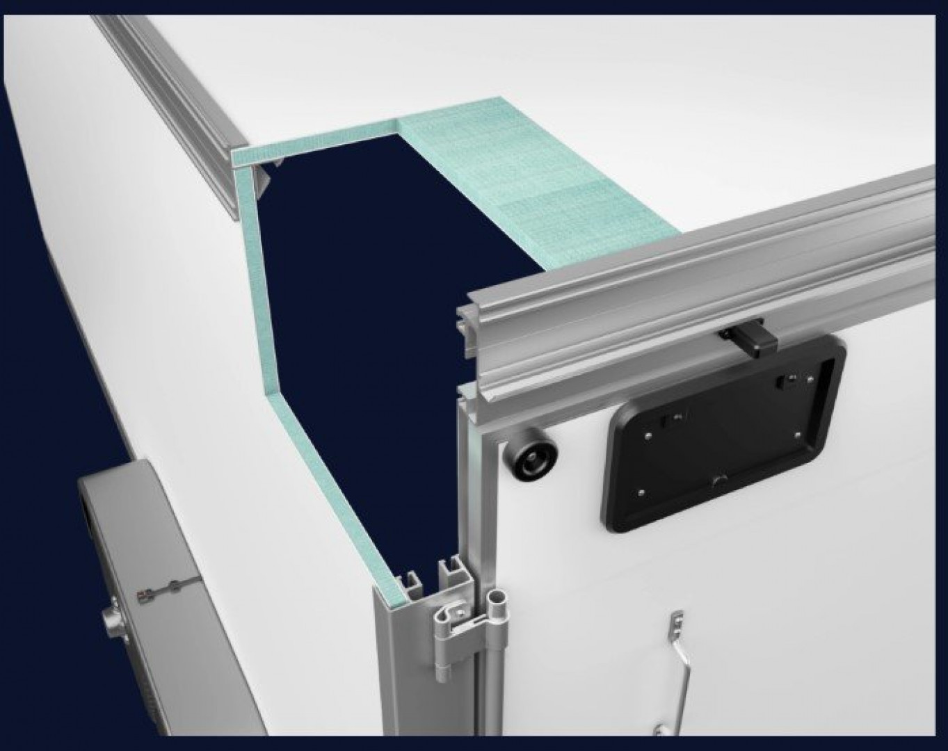 New 2026 Ideal Cargo 8.5x18 EvoCore "Work Zone" Contractor (GALVANIZED FRAME) w/ Barn Doors