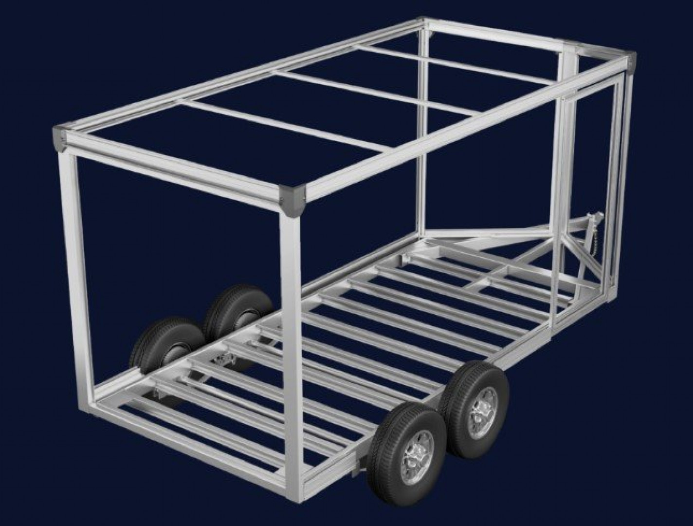 New 2026 Ideal Cargo 8.5x18 EvoCore "Work Zone" Contractor (GALVANIZED FRAME) w/ Barn Doors