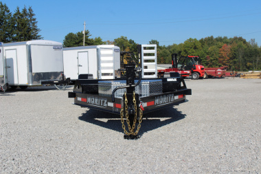 New 2025 Moritz ELBH 7' x 22' Low Pro - Aluminum Ramps - Equipment Trailer - 14000# GVW