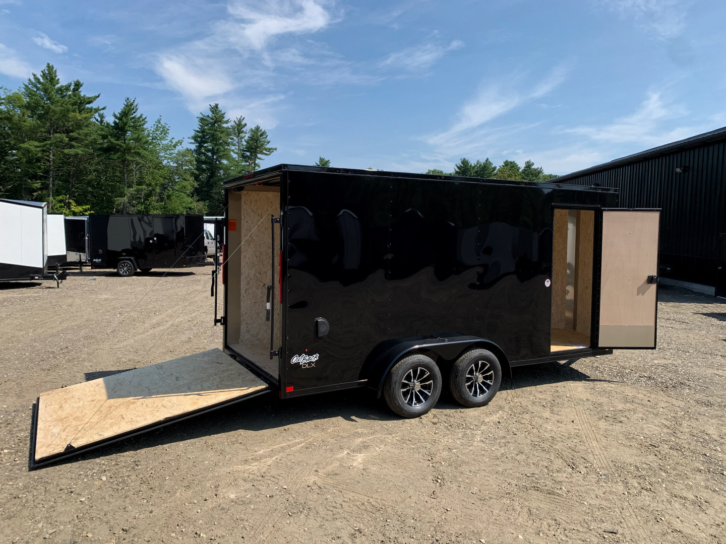 New 2025 Pace American 7X16 +2ft V-nose / Blackout Package/ 7' interior/ 7K. GVWR