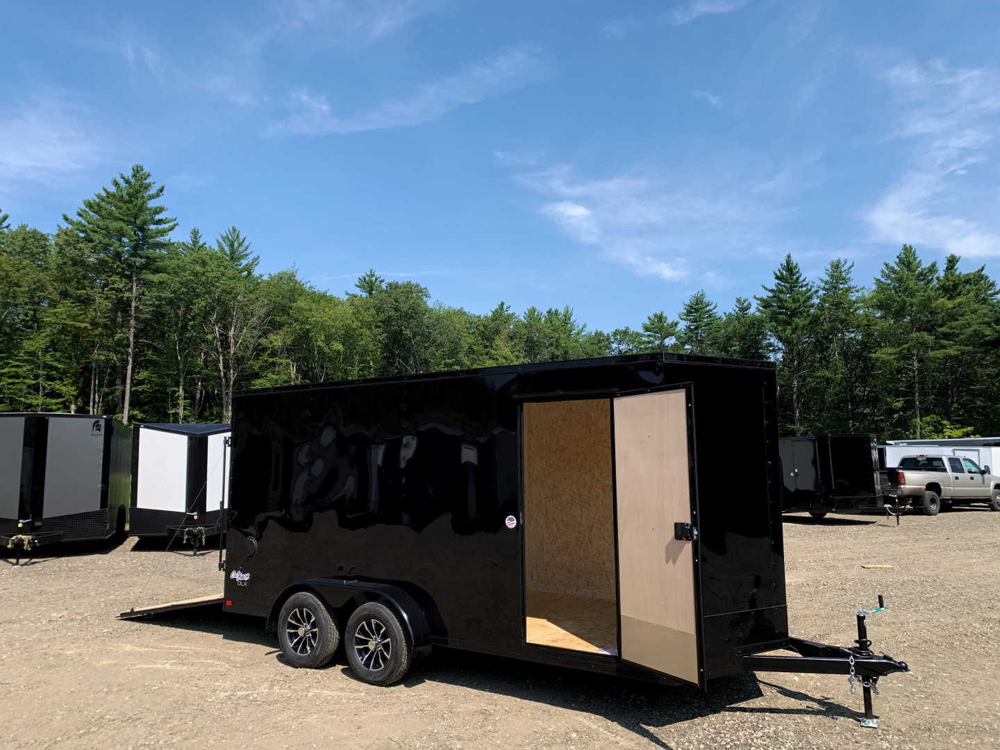 New 2025 Pace American 7X16 +2ft V-nose / Blackout Package/ 7' interior/ 7K. GVWR