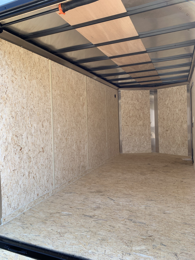 New 2025 Pace American 7X16 +2ft V-nose / Blackout Package/ 7' interior/ 7K. GVWR