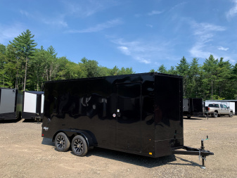 New 2025 Pace American 7X16 +2ft V-nose / Blackout Package/ 7' interior/ 7K. GVWR