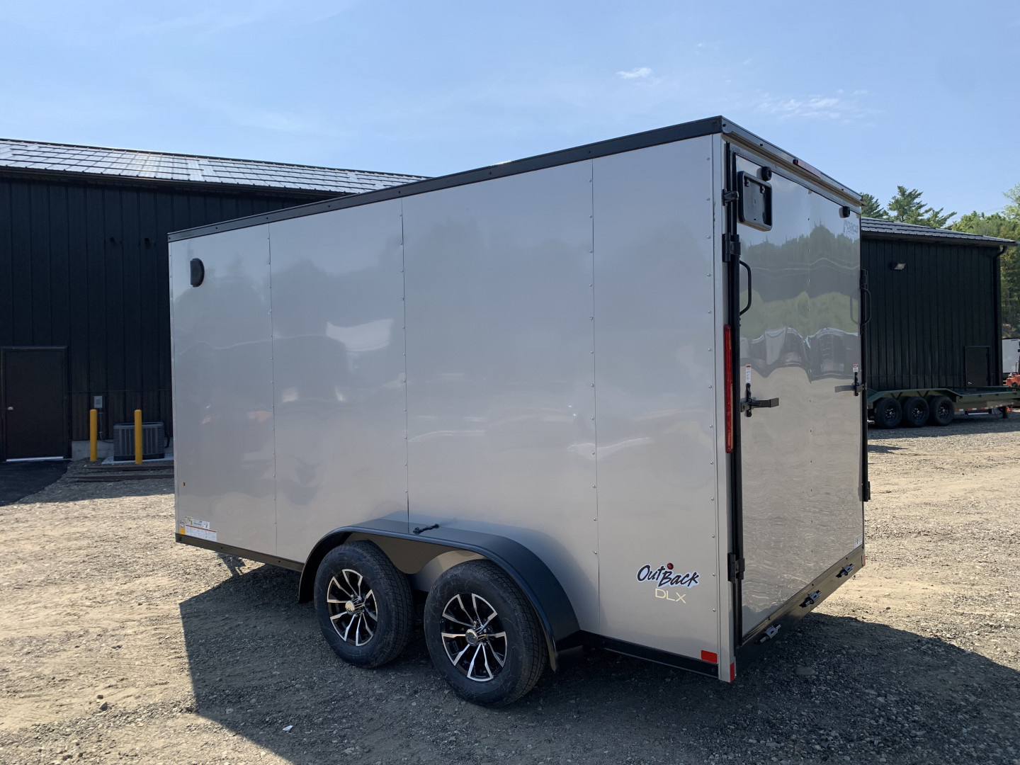 New 2025 Pace American 7X14 +2ft V-nose / Blackout Package/ 7' interior - 7000GVW