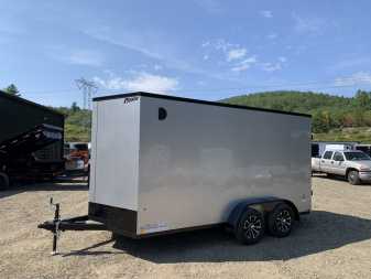 New 2025 Pace American 7X14 +2ft V-nose / Blackout Package/ 7' interior - 7000GVW