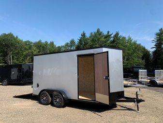 New 2025 Pace American 7X14 +2ft V-nose / Blackout Package/ 7' interior - 7000GVW