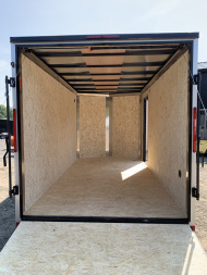 New 2025 Pace American 7X14 +2ft V-nose / Blackout Package/ 7' interior - 7000GVW