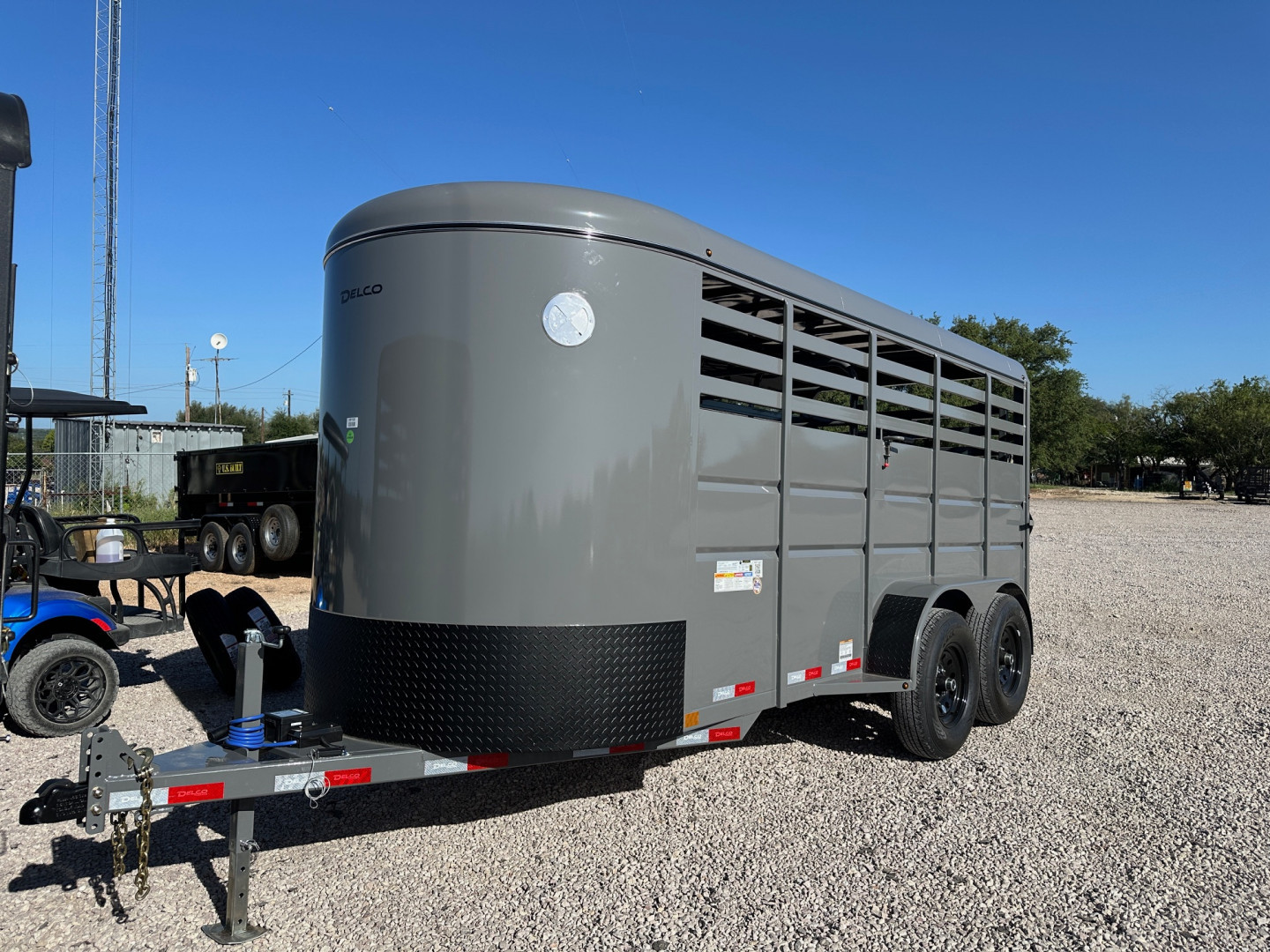 New 2026 Delco 6' x 16' Stock Trailer