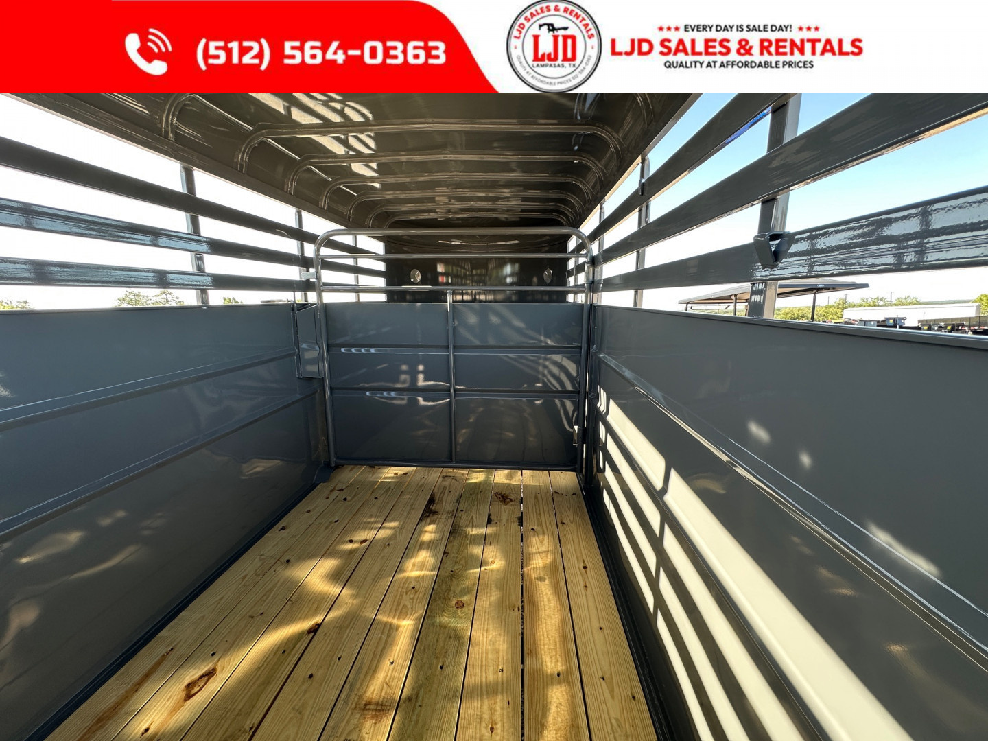 New 2026 Delco 6' x 16' Livestock Trailer