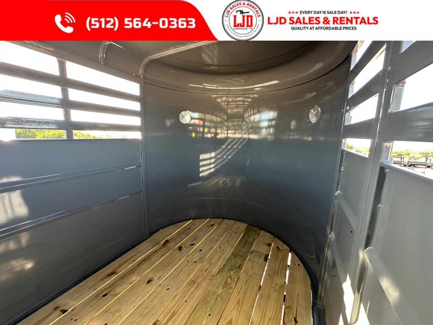 New 2026 Delco 6' x 16' Livestock Trailer