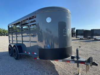 New 2026 Delco 6' x 16' Stock Trailer