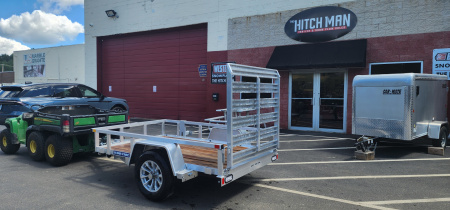 New 5 x 8 Sure-Trac Aluminum Tube Top  Utility Trailer 3k **Wood Deck