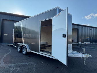 Used USED* 2024 High Country 7.5x16 +2ft V nose/ Full Aluminum/ 7'6  interior/ 7000GVW