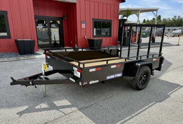 New 2026 Sure-Trac 6x10 3K Steel High Side Utility Trailer