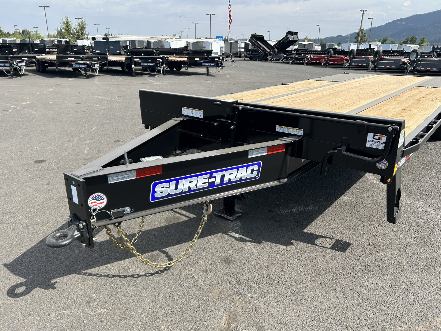 New 2025 Sure-Trac 8.5x25 Low Pro Deckover Mega Ramps 22.5K GVWR