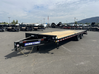 New 2025 Sure-Trac ST102205LPDO2A-B-225 Deckover Trailer