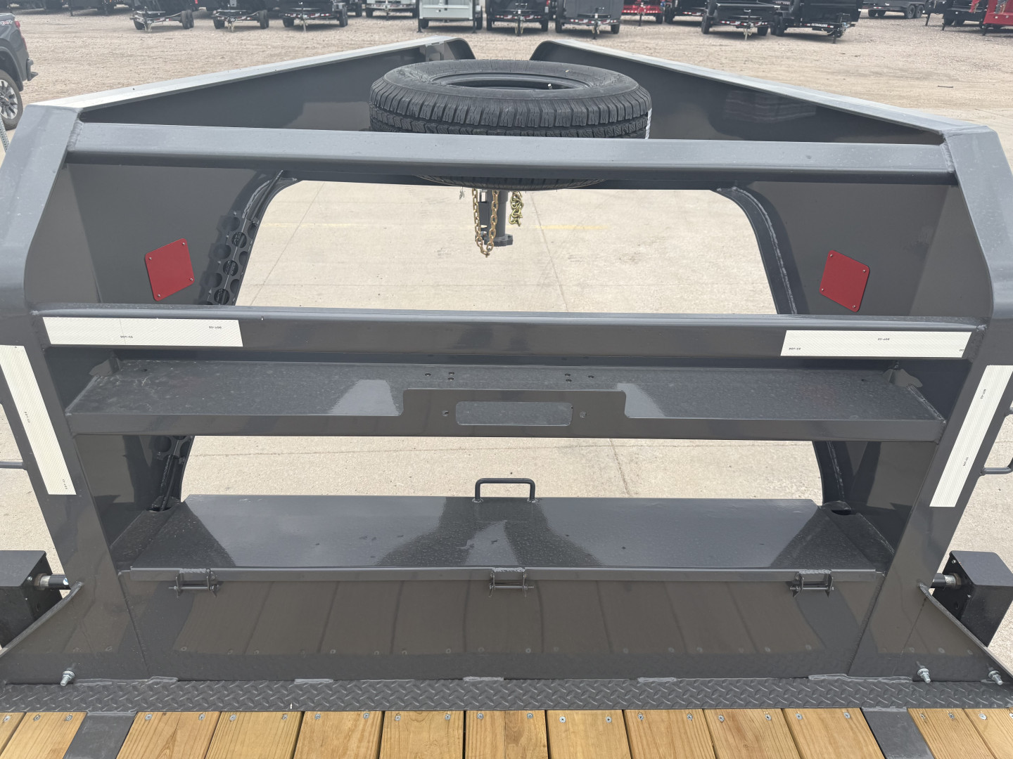 New 2026 Buckshot MFG Single Bolt 28R 14K Flatbed Trailer