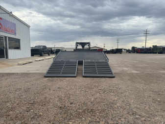 New 2026 Buckshot MFG Single Bolt 28R 14K Flatbed Trailer