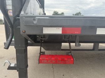 New 2026 Buckshot MFG Single Bolt 28R 14K Flatbed Trailer