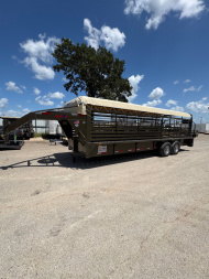 New 2025 Neckover 6'8 X24' Stock / Stock Combo Trailer