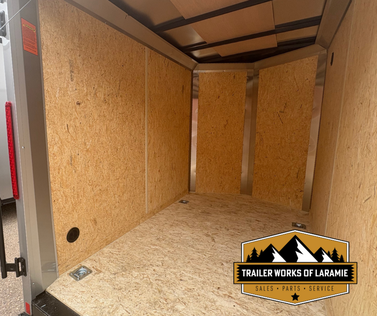 New 2026 Look Trailers Cargo / Enclosed Trailer 5x8-Silver W/Black Trim