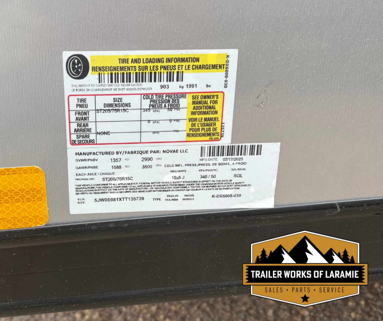 New 2026 Look Trailers Cargo / Enclosed Trailer 5x8-Silver W/Black Trim