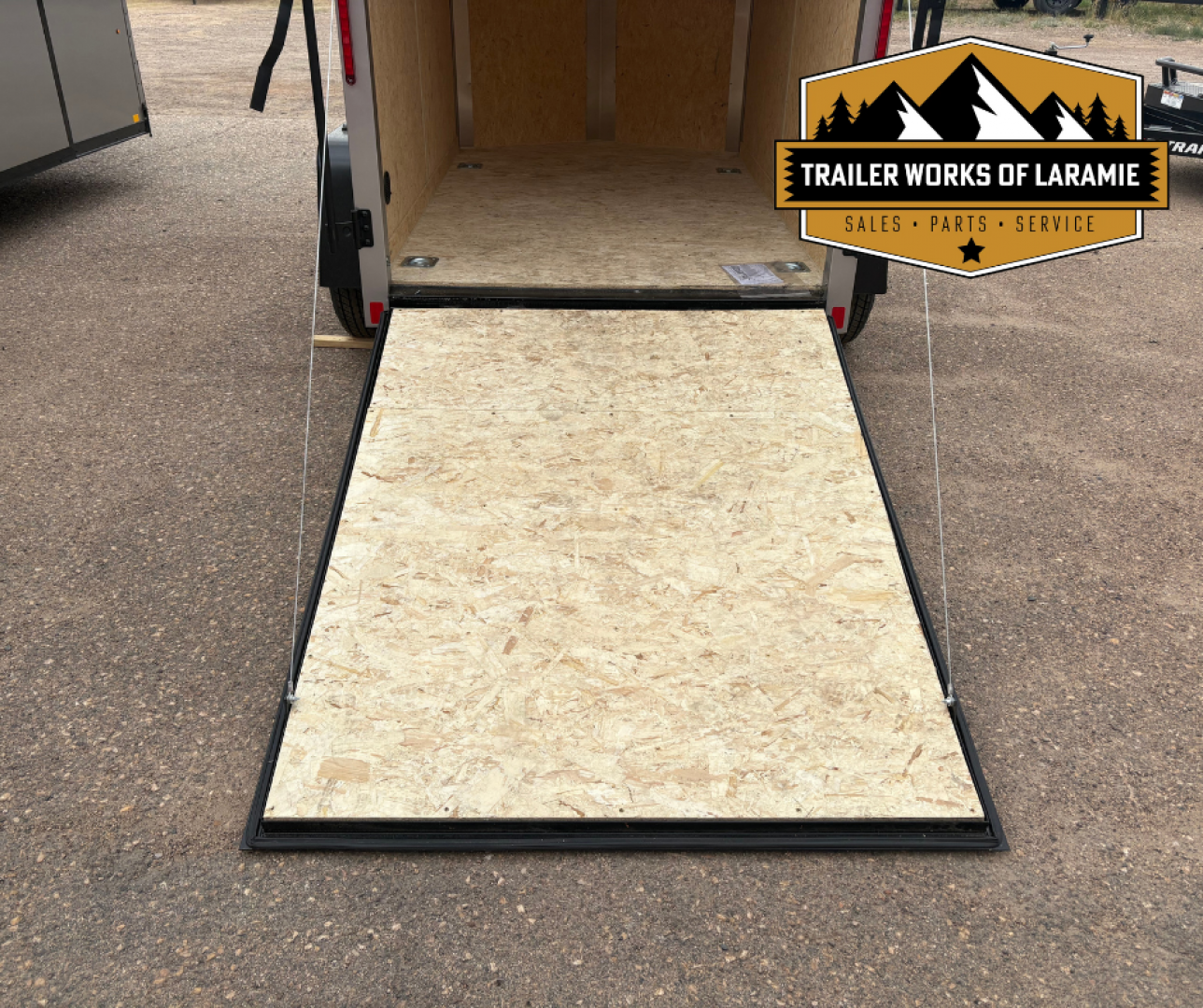 New 2026 Look Trailers Cargo / Enclosed Trailer 5x8-Silver W/Black Trim