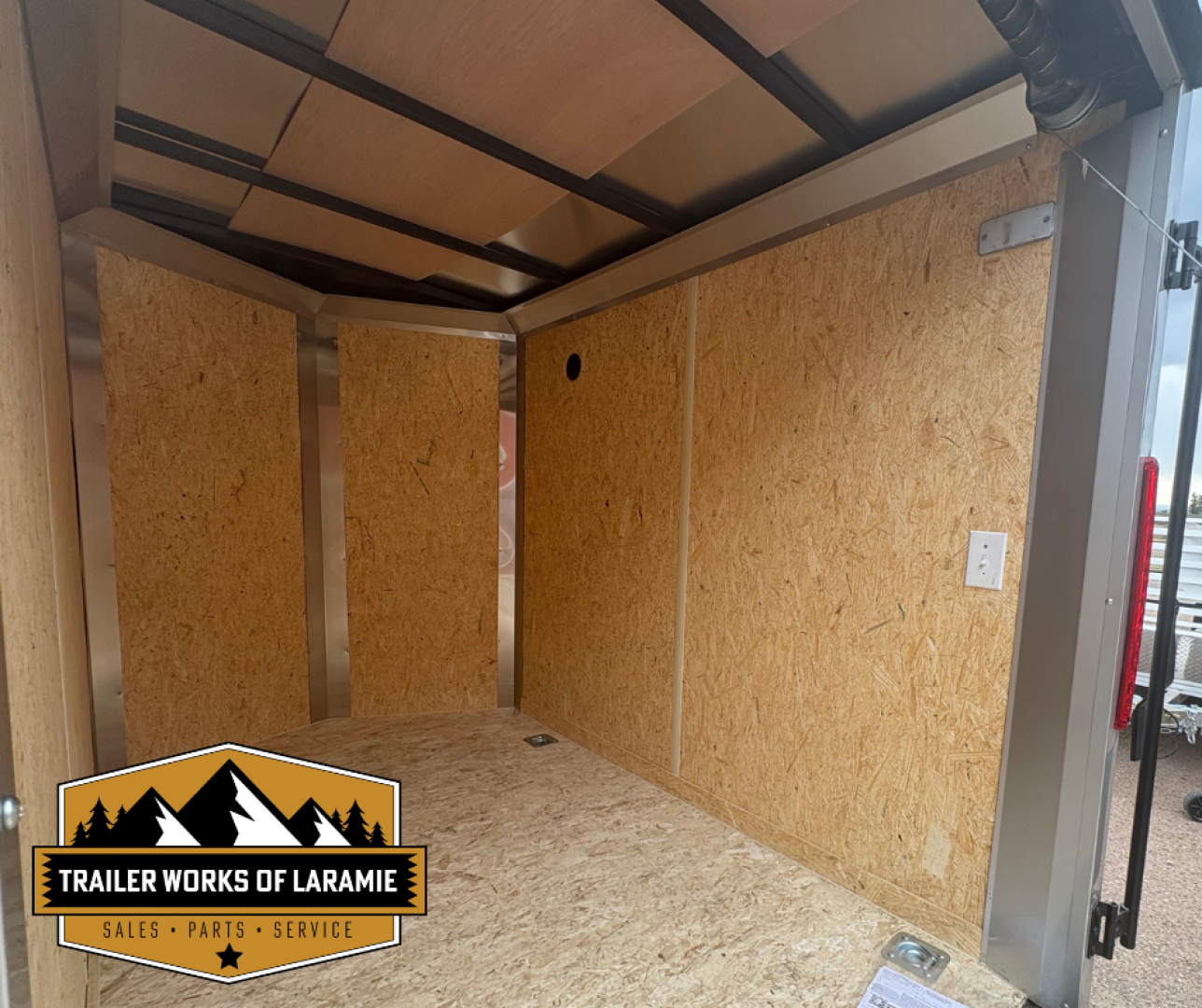 New 2026 Look Trailers Cargo / Enclosed Trailer 5x8-Silver W/Black Trim