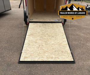 New 2026 Look Trailers Cargo / Enclosed Trailer 5x8-Silver W/Black Trim