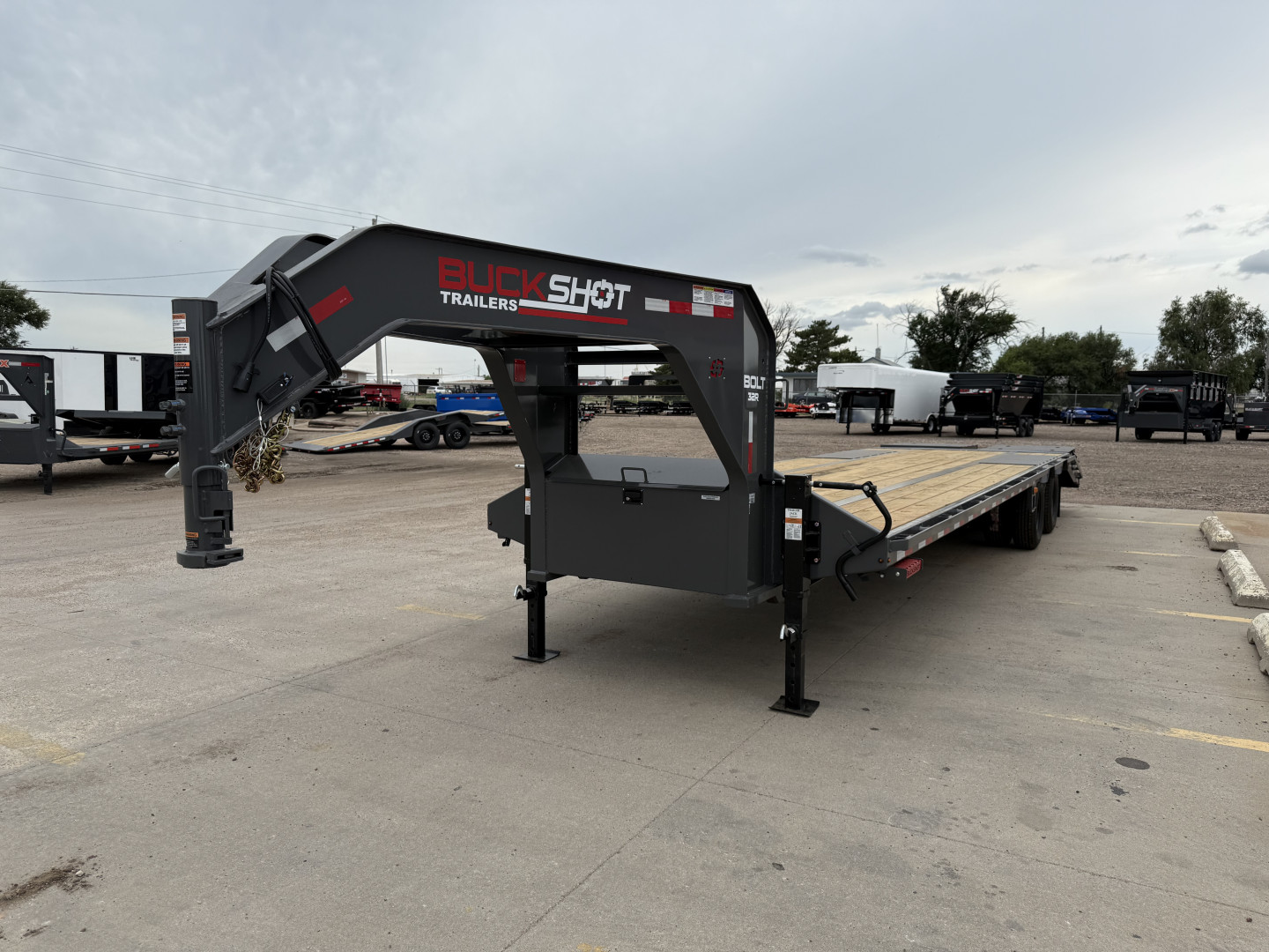 New 2025 Buckshot MFG Bolt 32'x102" Flatbed Trailer