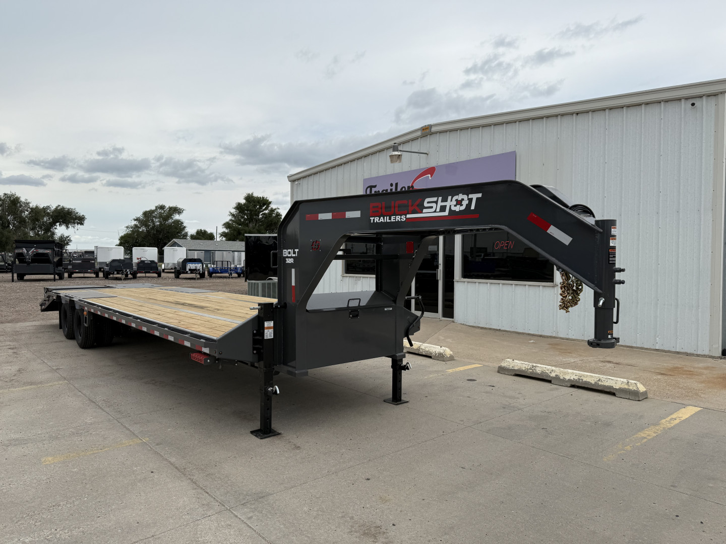 New 2025 Buckshot MFG Bolt 32'x102" Flatbed Trailer