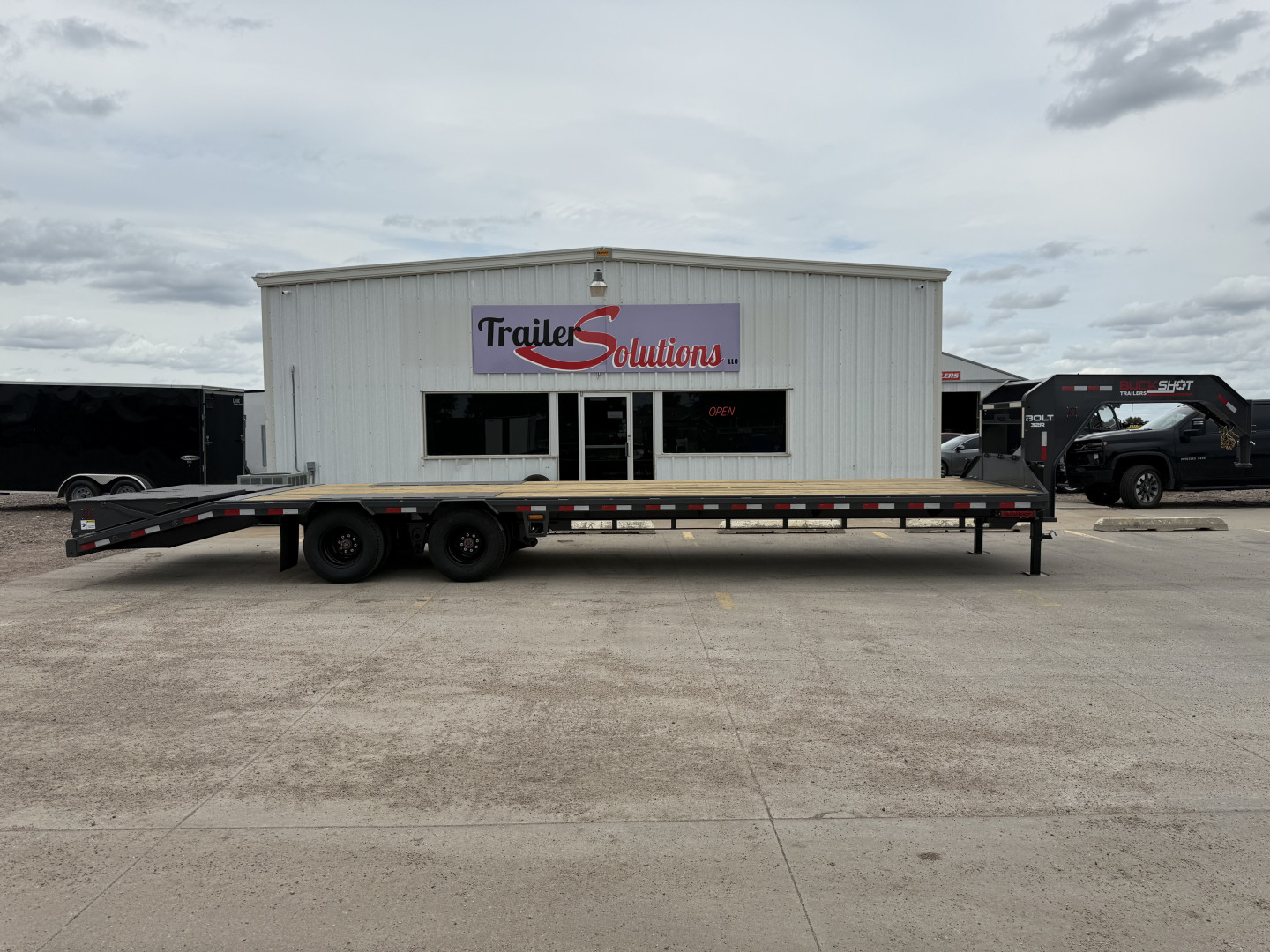 New 2025 Buckshot MFG Bolt 32'x102" Flatbed Trailer