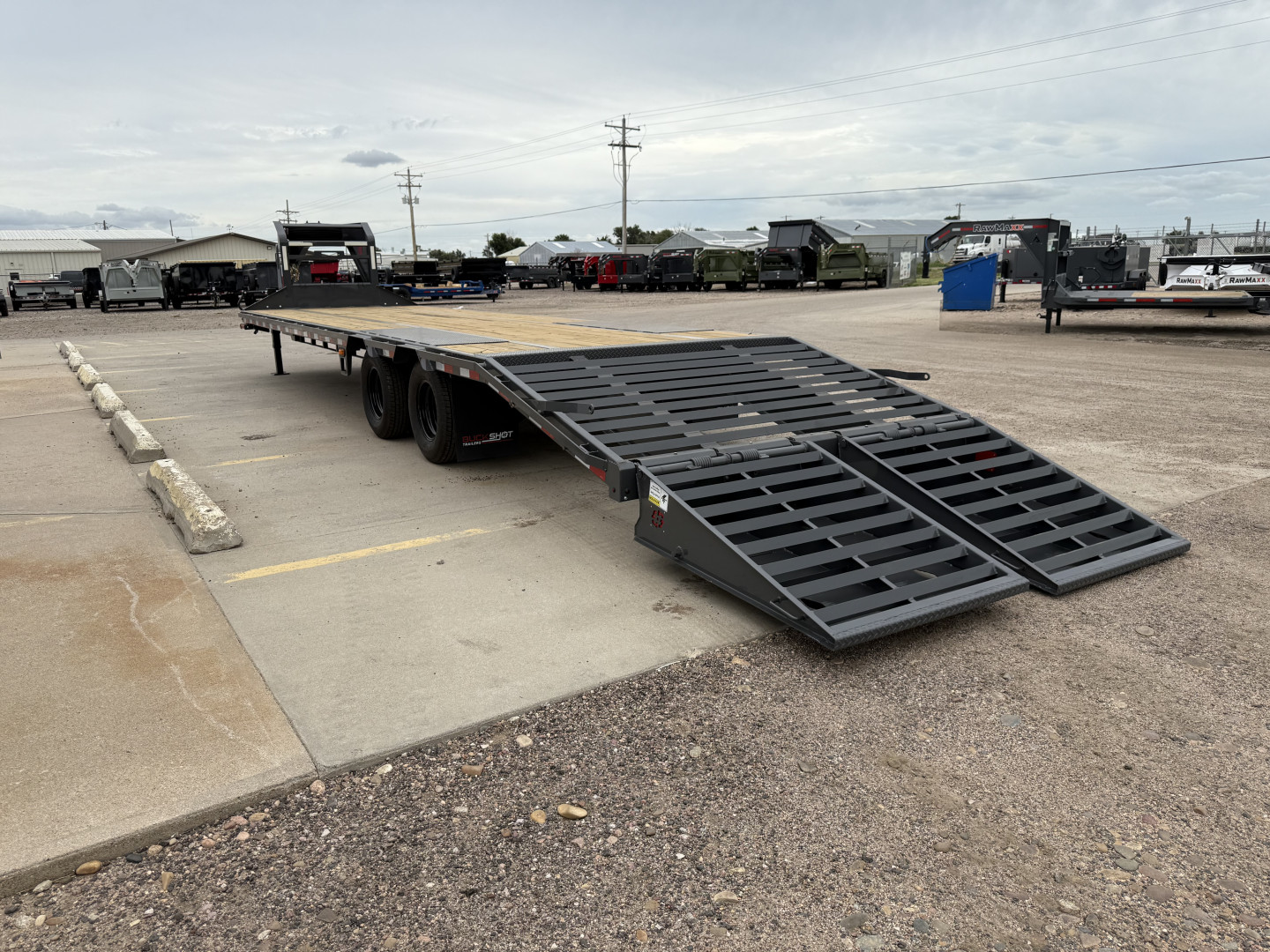 New 2025 Buckshot MFG Bolt 32'x102" Flatbed Trailer