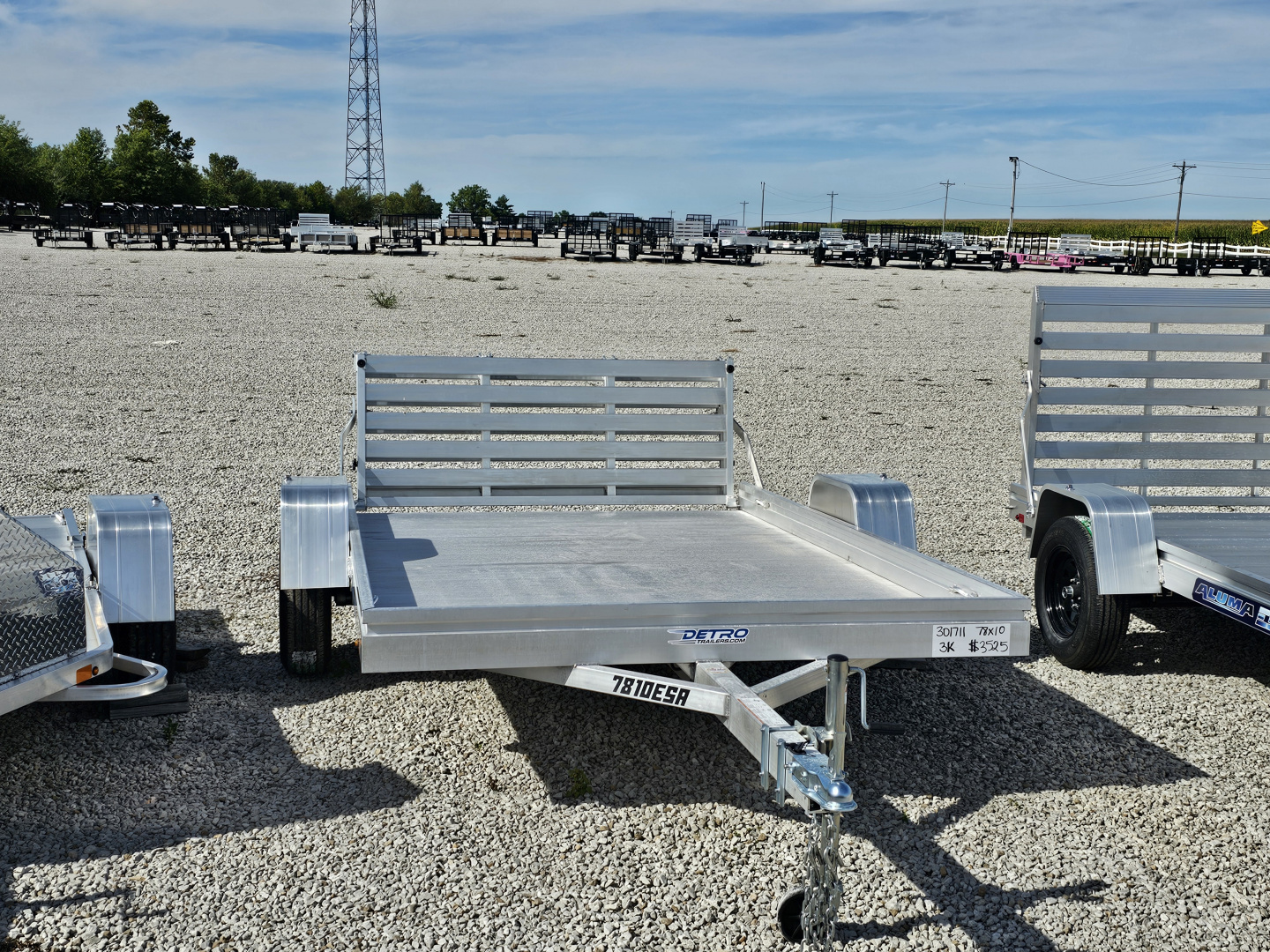 New 2026 Aluma 7810ESA Utility Trailer