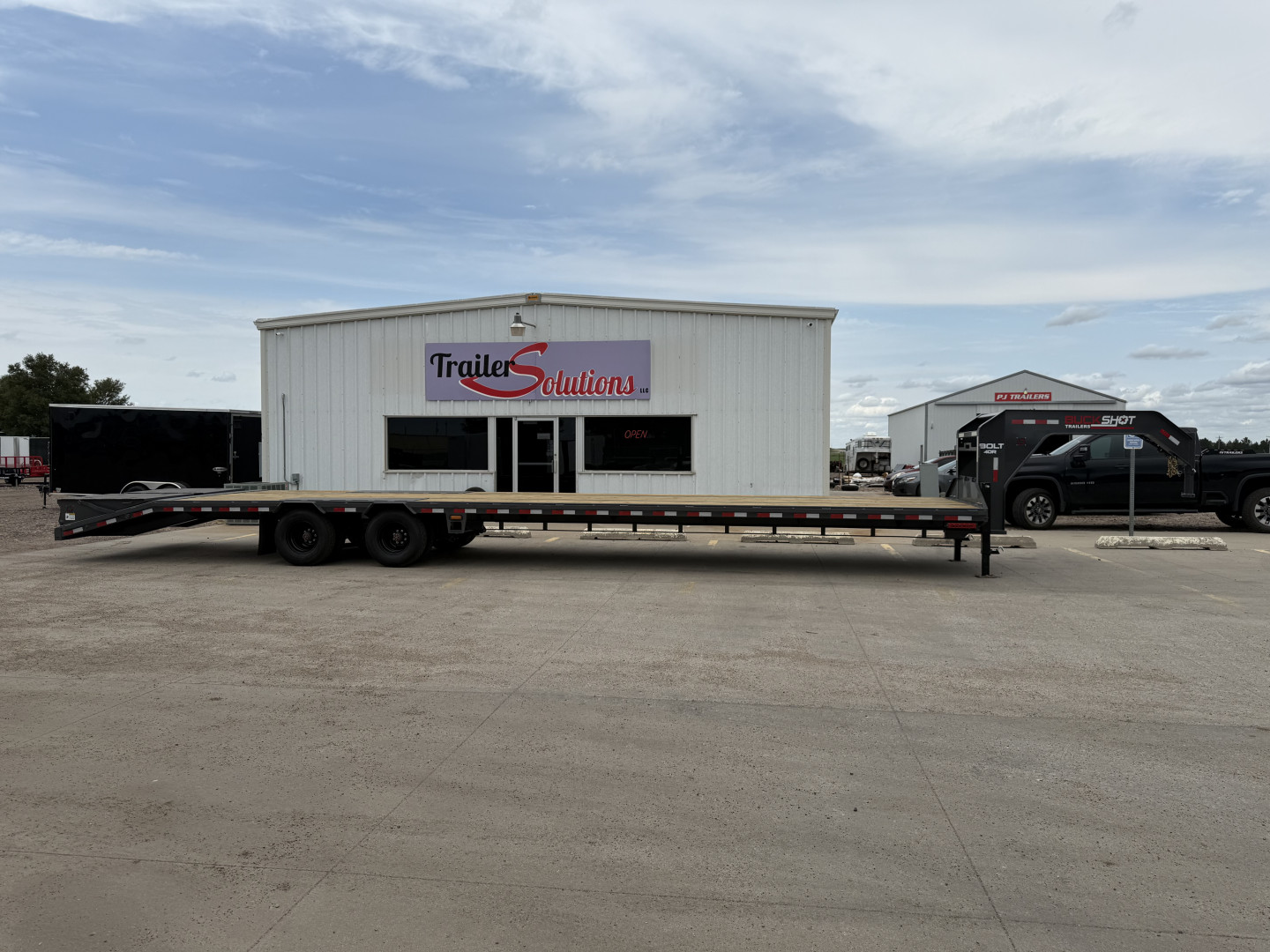 New 2026 Buckshot MFG Bolt 40' x 102"Flatbed Trailer 12000LB Axles