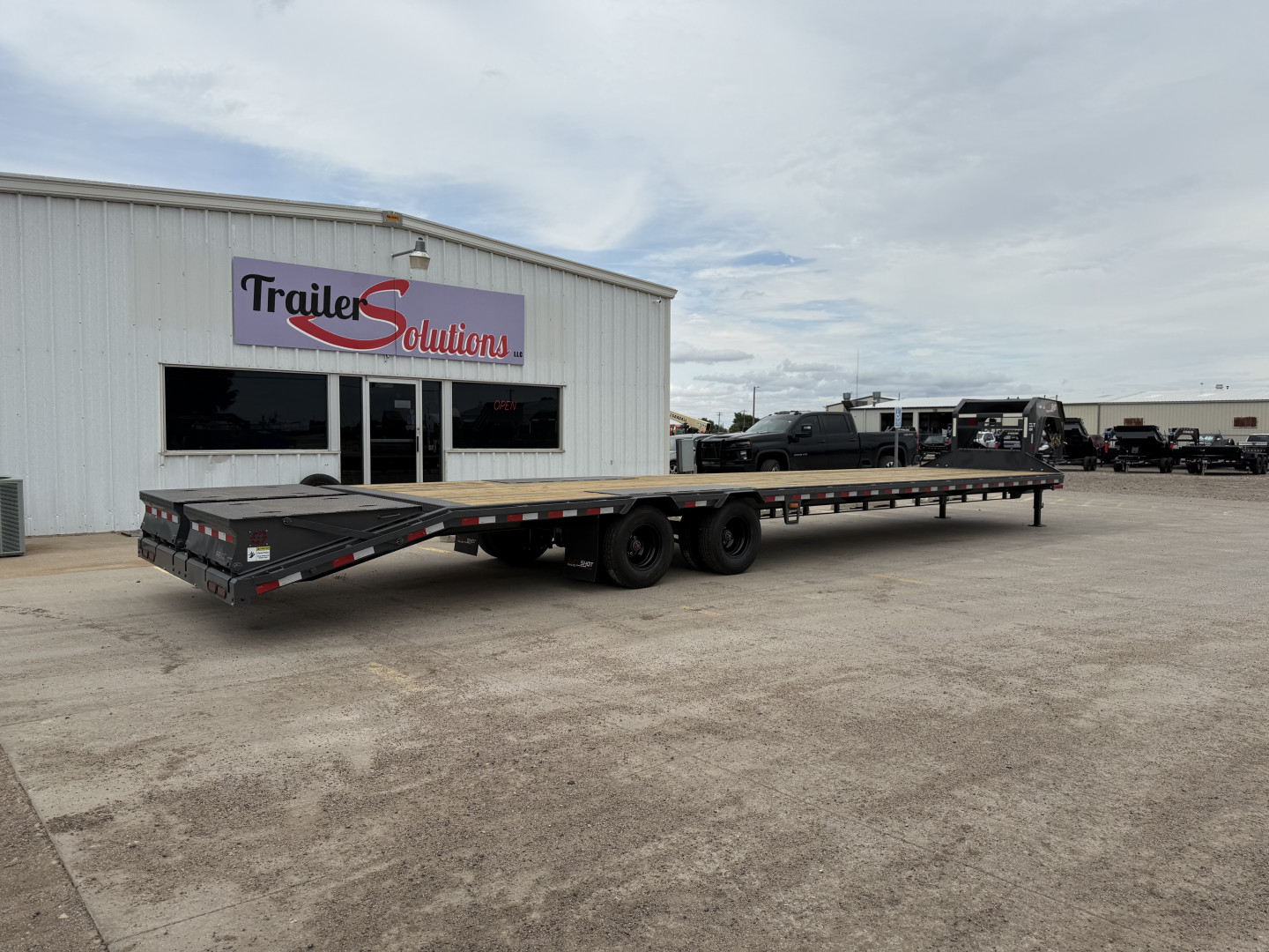 New 2026 Buckshot MFG Bolt 40' x 102"Flatbed Trailer 12000LB Axles