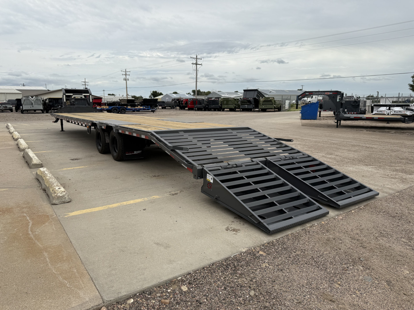 New 2026 Buckshot MFG Bolt 40' x 102"Flatbed Trailer 12000LB Axles