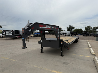 New 2026 Buckshot MFG Bolt 40' x 102"Flatbed Trailer 12000LB Axles