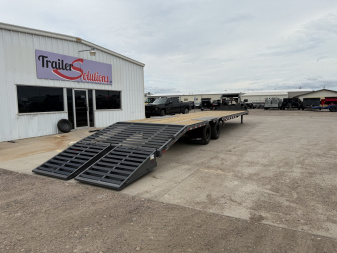 New 2026 Buckshot MFG Bolt 40' x 102"Flatbed Trailer 12000LB Axles